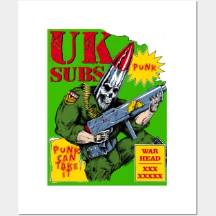 UK SUBS BAND Posters and Art